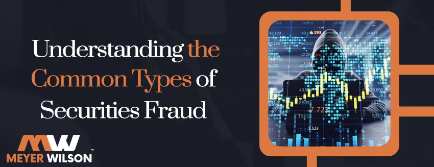Common types of securities fraud include boiler room scams.